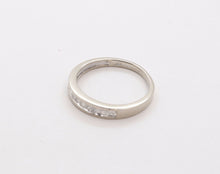 Load image into Gallery viewer, Vintage Ladies Diamonds 14K White Gold Wedding Band Stacking