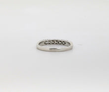 Load image into Gallery viewer, Vintage Platinum Diamond Wedding Band