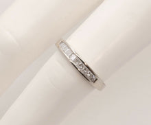 Load image into Gallery viewer, Vintage Ladies Diamonds 14K White Gold Wedding Band Stacking