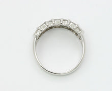 Load image into Gallery viewer, Vintage Ladies Platinum Diamonds Anniversary Wedding Band