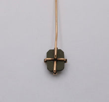 Load image into Gallery viewer, Antique Victorian Grand Tour Lava Curved Woman’s Portrait Stick Pin, Lapel Pin