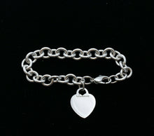 Load image into Gallery viewer, Tiffany & Co Sterling Silver Classic Heart Tag Bracelet