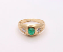 Load image into Gallery viewer, Vintage Ladies 14k Yellow Gold Diamonds Anniversary Wedding Band