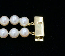 Load image into Gallery viewer, Vintage 18K Yellow Gold Pearl Diamond Bracelet