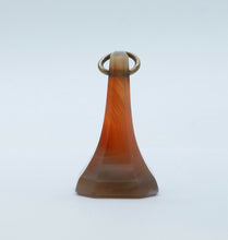 Load image into Gallery viewer, Look!! Beautiful!!! Victorian Edwardian Agate 14K Yellow Gold FOB Pendant Charm