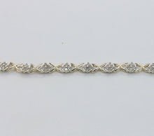 Load image into Gallery viewer, Vintage Ladies Tennis Bracelet Diamonds 10K Yellow Gold