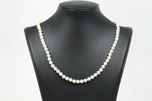 Load image into Gallery viewer, Vintage 14K Yellow Gold Pearl Strand Necklace