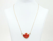 Load image into Gallery viewer, Vintage 14K Yellow Gold Agate Diamond Necklace