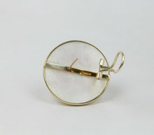Load image into Gallery viewer, Vintage 14K Yellow Gold Mabe Pearl & Diamond Clip Earrings