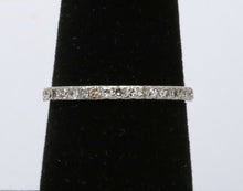 Load image into Gallery viewer, Art Deco Diamond Eternity 14K White Gold Ring