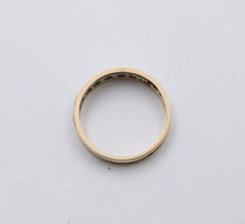 Load image into Gallery viewer, Vintage 18K & 14K Gold Diamond Ring Band, Wedding Band