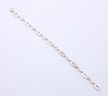 Load image into Gallery viewer, Art Deco Old Euro Diamonds 14K White Gold Bracelet