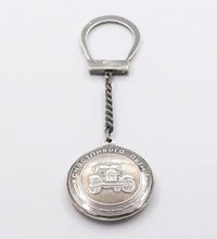 Load image into Gallery viewer, Russian FOB Key Chain Travel Amulet 925 Sterling Silver