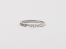 Load image into Gallery viewer, Vintage Diamonds Platinum Stacking Wedding Band
