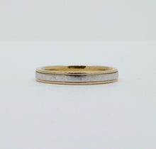 Load image into Gallery viewer, Art Deco Style Men's 14K Yellow White Gold Wedding Band