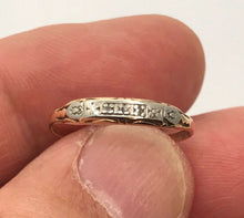 Load image into Gallery viewer, Art Deco Diamonds 14K Yellow Gold Ladies Ring