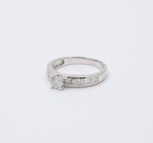 Load image into Gallery viewer, Vintage Diamonds 14K White Gold Wedding Ring