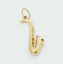 Load image into Gallery viewer, Vintage 14K Yellow Gold Saxophone Charm