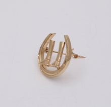 Load image into Gallery viewer, Vintage Horseshoes And Riding Boots 14K Yellow Gold