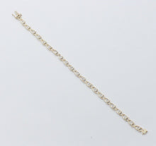 Load image into Gallery viewer, Vintage Ladies Tennis Bracelet Diamonds 10K Yellow Gold