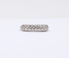 Load image into Gallery viewer, Antique Art Deco Diamond Platinum Ring band, Wedding Band