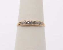 Load image into Gallery viewer, Art Deco Diamonds 14K Yellow Gold Ladies Ring