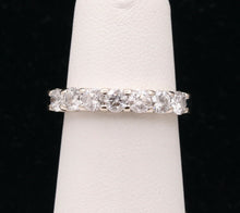 Load image into Gallery viewer, Vintage Ladies Diamonds 14K White Gold Wedding Band Stacking