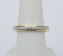 Load image into Gallery viewer, Art Deco Style Men's 14K Yellow White Gold Wedding Band