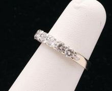 Load image into Gallery viewer, Vintage Ladies Diamonds 14K White Gold Wedding Band Stacking