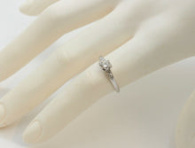 Load image into Gallery viewer, Art Deco Diamond 14K White Gold Engagement Ring