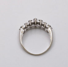 Load image into Gallery viewer, Vintage Diamonds 14K White Gold Wedding Band