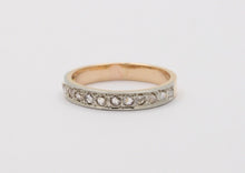 Load image into Gallery viewer, Vintage Emerald Cut Rubies 14K Yellow Gold Wedding Band