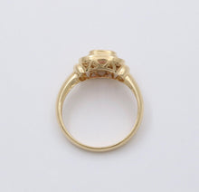 Load image into Gallery viewer, Vintage Pink Sapphire Diamonds 14k Yellow Gold Ring