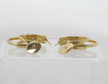 Load image into Gallery viewer, Vintage Denior 18K Yellow Gold, Diamond Earrings