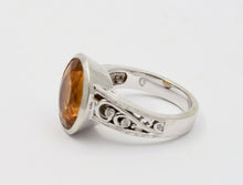Load image into Gallery viewer, Vintage 14K Chunky Large Citrine Statement Ring