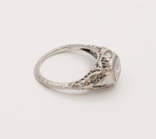 Load image into Gallery viewer, Art Deco Diamond 18K White Gold Ring