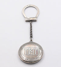 Load image into Gallery viewer, Russian FOB Key Chain Travel Amulet 925 Sterling Silver