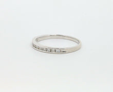 Load image into Gallery viewer, Vintage Ladies Stackable Diamonds Platinum Wedding Band Ring