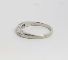 Load image into Gallery viewer, Vintage Platinum Diamond Wedding Band