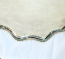 Load image into Gallery viewer, Tiffany and Co. English Sterling Silver 925 Scalloped Round Serving Tray
