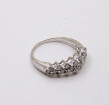 Load image into Gallery viewer, Vintage Diamonds 14K White Gold Wedding Band