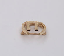 Load image into Gallery viewer, Vintage Horseshoes And Riding Boots 14K Yellow Gold