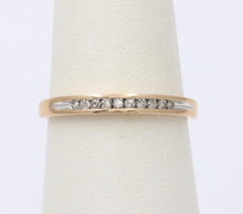 Load image into Gallery viewer, Vintage 10K Yellow Gold Diamond Band