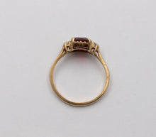 Load image into Gallery viewer, Victorian Ruby Diamonds 10K Rose Gold Ring