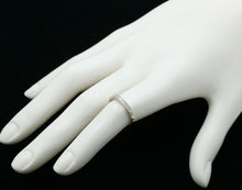 Load image into Gallery viewer, Vintage 14K White Gold Half Eternity DIamond Ring Band