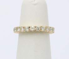 Load image into Gallery viewer, Vintage 14K Yellow Gold Diamond Eternity Ring Band