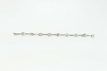 Load image into Gallery viewer, Vintage 18K White Gold Pink Sapphire Diamond Bracelet