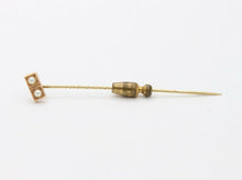 Load image into Gallery viewer, Vintage 14K Yellow Gold Pearl Stick Pin