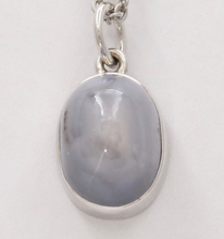 Load image into Gallery viewer, Vintage 14K White Gold Sapphire Pendant Estate Jewelry