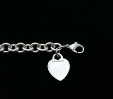 Load image into Gallery viewer, Tiffany & Co Sterling Silver Classic Heart Tag Bracelet